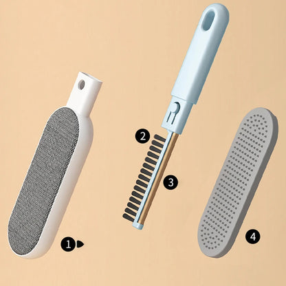 Brosse anti-poils et anti-peluches 4-en-1