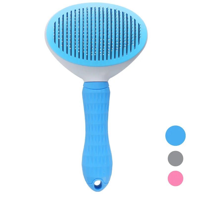 Brosse autonettoyante pour chien et chat