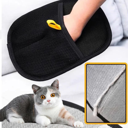 Gant de toilettage pour chien et chat
