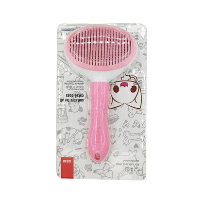 Brosse autonettoyante pour chien et chat