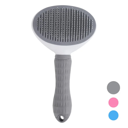 Brosse autonettoyante pour chien et chat