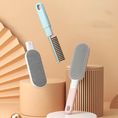 Brosse anti-poils et anti-peluches 4-en-1